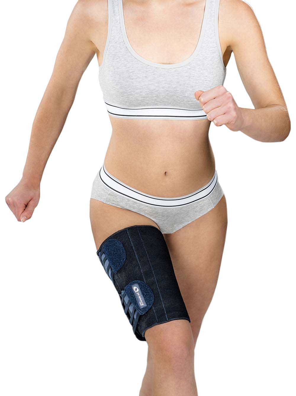 Thigh Compression Garment Bandage Brace Wrap Suitable for Men and Women,  Knee Lower Leg Calf Support Band, Thigh Pain Relief, Breathable and