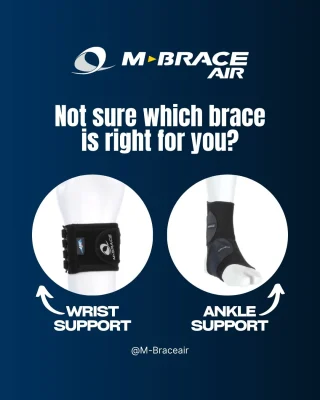 Not sure which brace is right for you? 
M-Brace Air offers the Wrist Support (132) for firm stabilization and comfort during recovery, plus the Strenua Extra Ankle Lock (16) for superior ankle stability and injury prevention perfect for sports or daily use! 🏃‍♂️💪 #MBraceAir #WristSupport #AnkleSupport