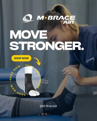 After every workout, your joints deserve proper care. 💪🦶
The MBraceAir Mercurio Ankle Lock Brace (#15) offers targeted compression and lateral support—perfect for recovery days and injury prevention.

✅ Slim fit for everyday wear
✅ Supports ankle stability post-exercise
✅ Made in Italy for quality that lasts

👉 Keep your recovery on track. 
Shop now : https://m-brace.com/produit/mercurio-ankle-lock-15/

#MBRACEAIR #Recovery #JointSupport #AnkleStability #PostWorkoutCare #OrthopedicSupport