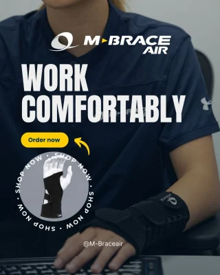 Support that works as hard as you do. 🖐️💻
Whether you're typing, clicking, or on back-to-back calls—your wrist deserves proper support.

The MBraceAir Wrist Splint (#134) is ideal for office professionals and daily computer users who want comfort, mobility, and prevention—all in one.

✅ Stabilizes your wrist without limiting movement
✅ Comfortable for long hours
✅ Breathable, slim design

👉 Protect your wrists the smart way:
https://m-brace.com/produit/wrist-splint-134/

#MBRACEAIR #WeekendWarrior #Mobility #WristSupport #OfficeCare #DeskRelief #OrthopedicComfort